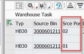 SAP EWM MFS rearrange multi-depth 8
